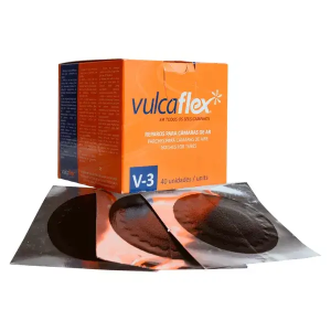 Remendo Vulcaflex Preto V-3 60Mm Cx40
