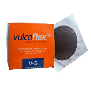 Remendo Vulcaflex Preto V-5 100M Cx25