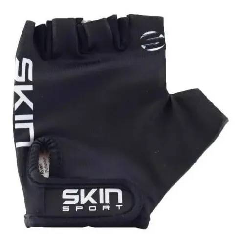 Luva Ciclsimo P Preto e Branco Skin