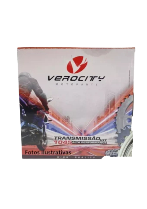 Kit Relação XRE 300 10/14 Aço 1045 Verocity