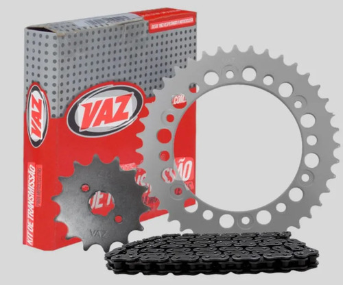 Kit Relação Biz C 100 1998 a 2005 Aço 1045 Vaz H0010