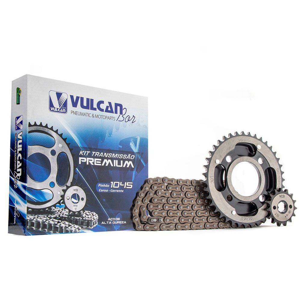 Kit Relação 45 Xtz 125 2003 a 2016 Premium Vulcan