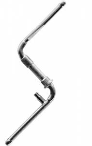 Pé De Vela Cromado 140mm