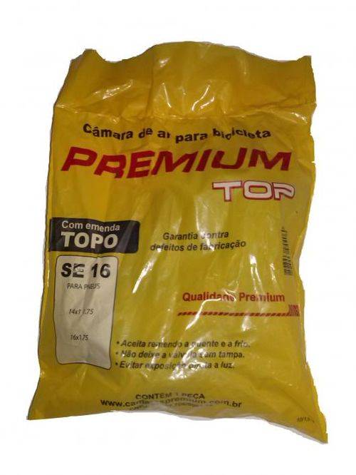 Câmara de Ar Bike Aro 16 SE Premium Top