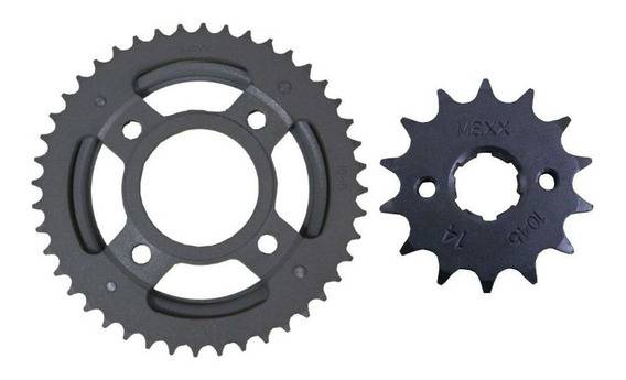 Kit Coroa Pinhão Titan 150 2004 2015 KMC