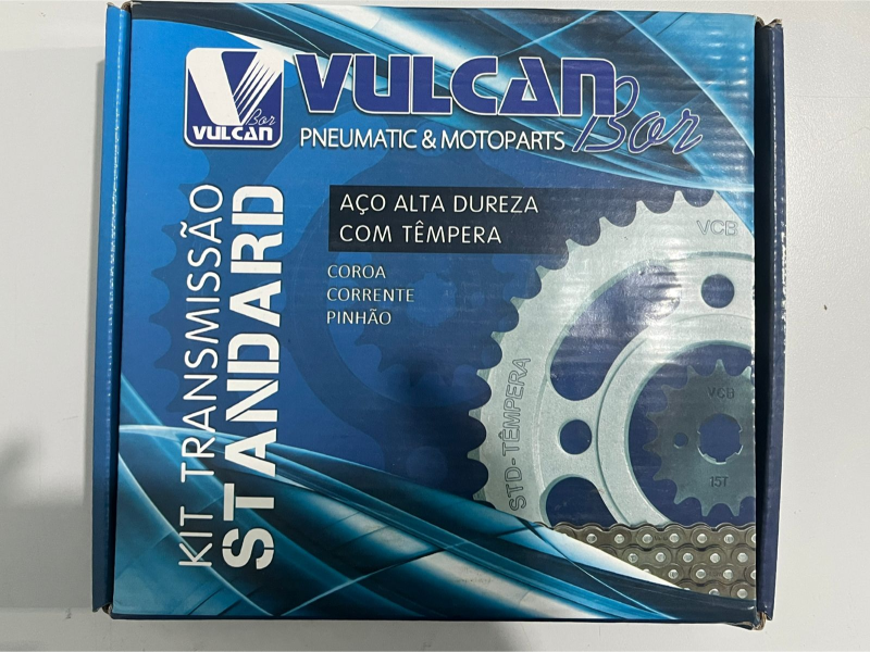 Kit Relação Titan 160 2015 em Diante Aço 1045 Vulcanbor 152433