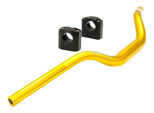 Guidon Moto Alto Dourado