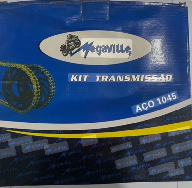 Kit Relação XT 600 15/45/520H Aço 1045 Megaville 1