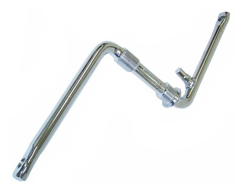 Pe De Vela Cromado Duque 140MM